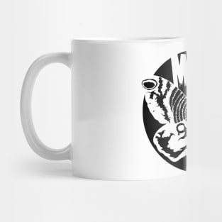 Mothra Circle (Black) Mug